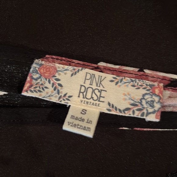 NWOT small black floral romper - Picture 11 of 11